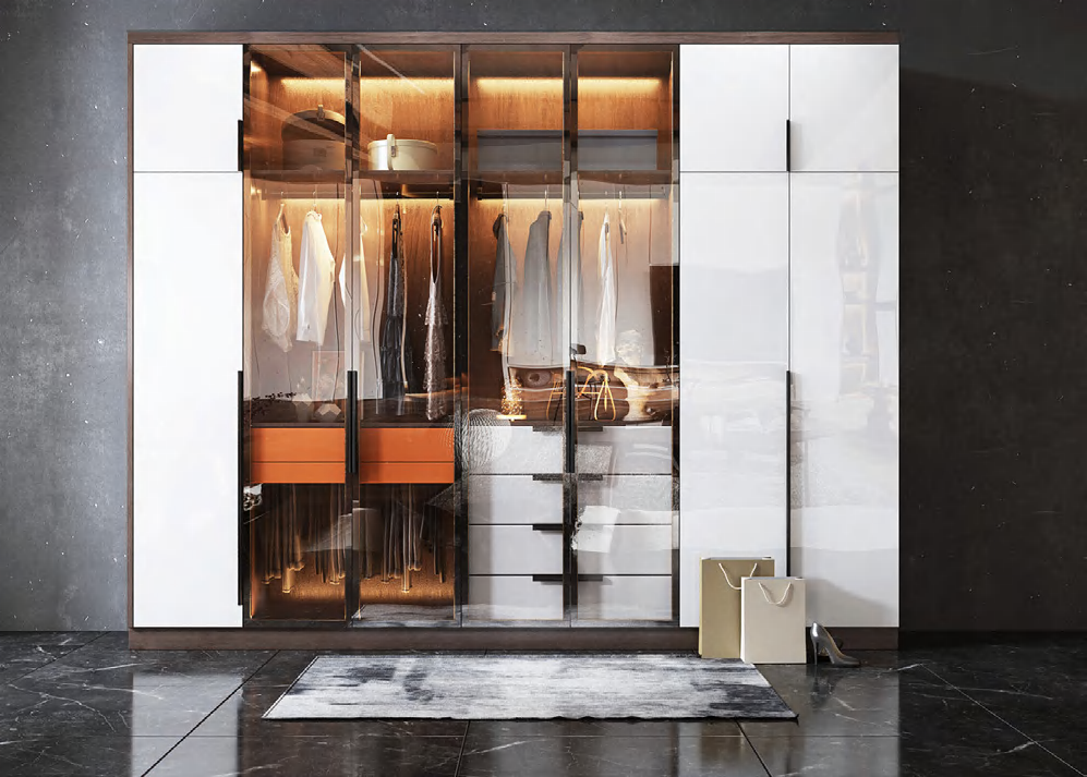 Off-white Wardrobe with Dressing Table Off-white Wardrobe with Dressing Table