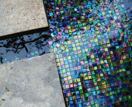 Multicolored Glass Tile