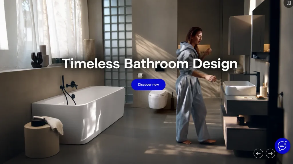 Modern timeless bathroom with bathtub and vanity