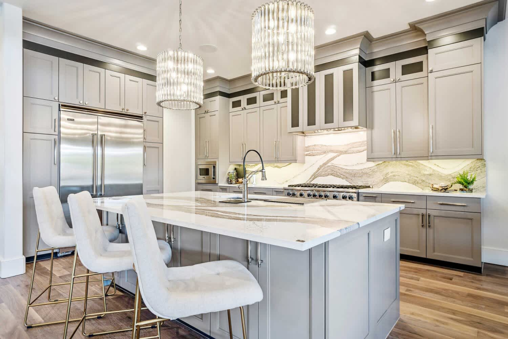 Transitional kitchen cabinets